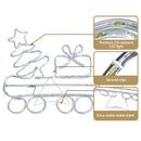 2.1M Christmas Lights 631 LED Train Motif Light Decorations Jingle Jollys - RnR Galore