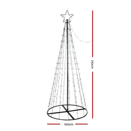 2.1M Christmas Tree 264 LED Solar Jingle Jollys - RnR Galore