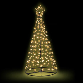 2.1M Christmas Tree LED Solar Warm Jingle Jollys - RnR Galore