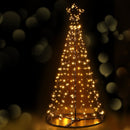 2.1M Christmas Tree LED Solar Warm Jingle Jollys - RnR Galore