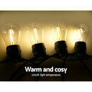 23m LED Festoon String Lights Christmas Decorations Wedding Party Outdoor Garden - RnR Galore