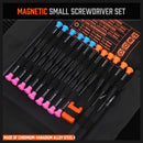 24 - Piece Magnetic Precision Screwdriver Set - Small Screwdrivers for Eyeglasses, Phones, Watches Electronics Repair - RnR Galore