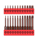 24Pc Torx Bit Set Star Head Screwdriver Bit Long Security Temper Proof T5 - T40 - RnR Galore