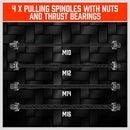 26Pc Universal Press & Pull Sleeve Kit Bush Bearing Remove LCV HGV Engines Tools - RnR Galore