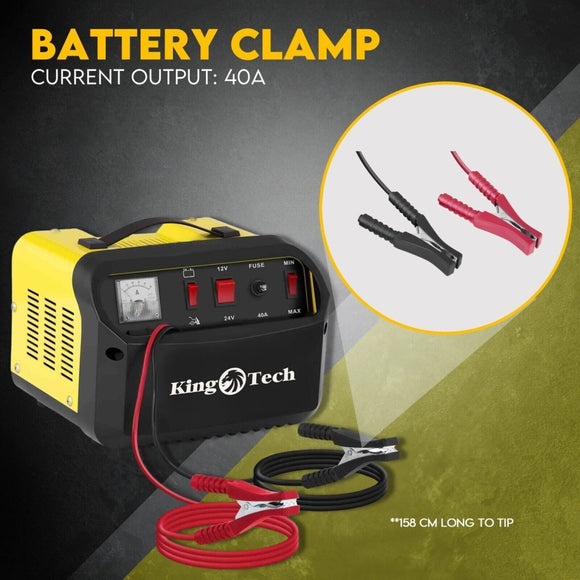 2IN1 Car Battery Charger Jump Starter 12V 24V 40A ATV Boat Tractor - RnR Galore