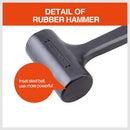 2LB Dead Blow Rubber Mallet Hammer Non Slip Soft Face Auto Car Repair NEW - RnR Galore