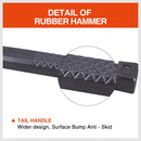2LB Dead Blow Rubber Mallet Hammer Non Slip Soft Face Auto Car Repair NEW - RnR Galore