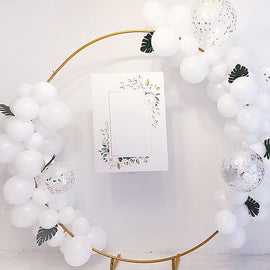 2M Wedding Hoop Round Circle Arch Backdrop Flower Display Stand Frame Background - RnR Galore