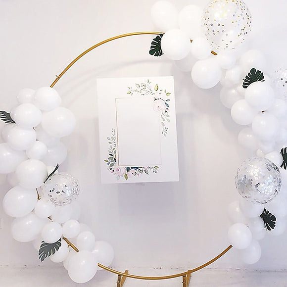 2M Wedding Hoop Round Circle Arch Backdrop Flower Display Stand Frame Background - RnR Galore
