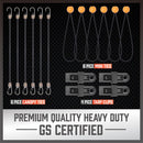 30 - Piece Premium Bungee Cord Assortment Includes 10” to 40” Bungee Cords, Canopy Ties & Tarp Clips - RnR Galore