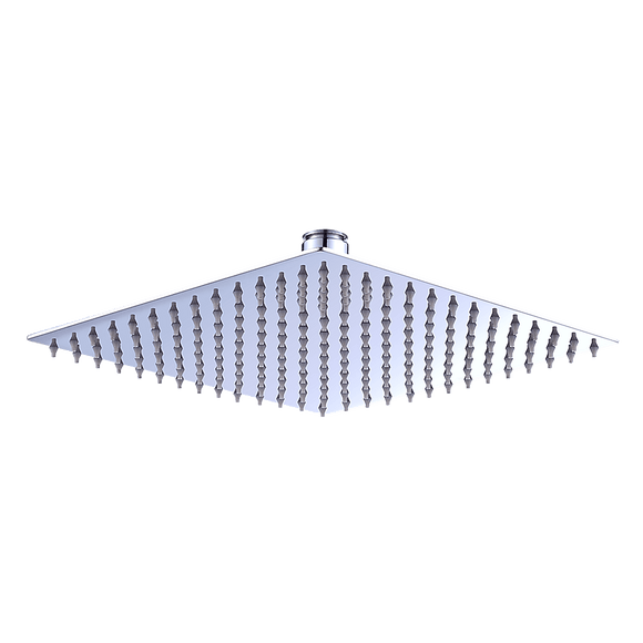300mm Shower Head Square 304SS Polished Chrome Finish - RnR Galore