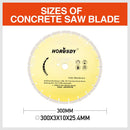 300mm/12" Concrete Saw Blade Masonry Cutting Disc Circular Diamond Stone Cutter - RnR Galore