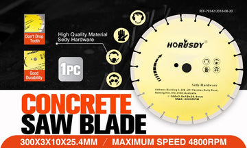 300mm/12" Concrete Saw Blade Masonry Cutting Disc Circular Diamond Stone Cutter - RnR Galore