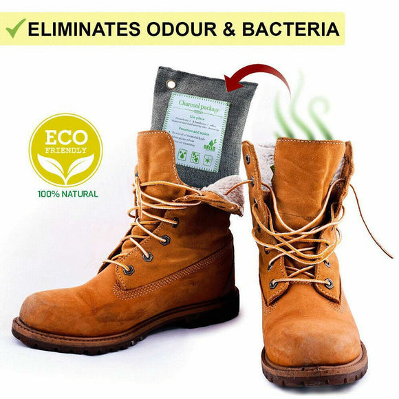 30PCS Air Purifying Bags Activated Bamboo Charcoal Freshener for Car Home Shoes 200g - RnR Galore