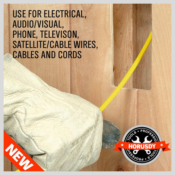 3.3m ⏀ 4mm Fibreglass Electricians Push Pull Rods Cable Cavity Contractors Duct - RnR Galore