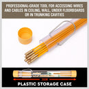 3.3m ⏀ 4mm Fibreglass Electricians Push Pull Rods Cable Cavity Contractors Duct - RnR Galore