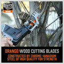 34 - Piece Reciprocating Saw Blade Set Wood and Metal Cutting Blades with Storage Pouch - RnR Galore
