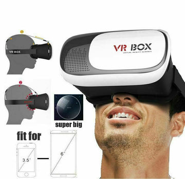 3D VR BOX Headset 2.0 Virtual Reality Glasses Goggles for Android smartphone - RnR Galore