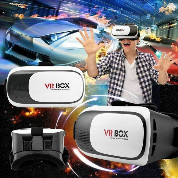 3D VR BOX Headset 2.0 Virtual Reality Glasses Goggles for Android smartphone - RnR Galore