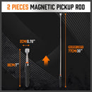 3Pc Magnetic Pick Up Tool & Swivel Inspection Mirror Telescoping Rod Heavy Duty - RnR Galore