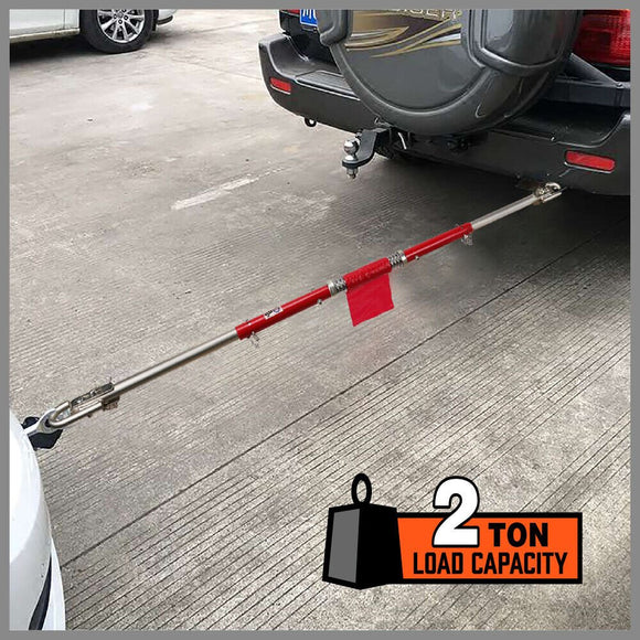 3Pcs 2 Ton Trailer Hitch 186cm Heavy Duty Tow Bar 4wd Trailer Spring Buffer Au - RnR Galore