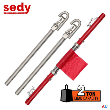 3Pcs 2 Ton Trailer Hitch 186cm Heavy Duty Tow Bar 4wd Trailer Spring Buffer Au - RnR Galore