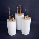 3PCS Display Stand Round Cylinder Pedestal w/ Balloon Set + LED Strip Wedding AU - RnR Galore
