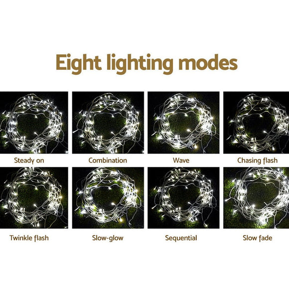 3X6M Christmas Lights Curtain Light Cool White 600 LED Jingle Jollys - RnR Galore