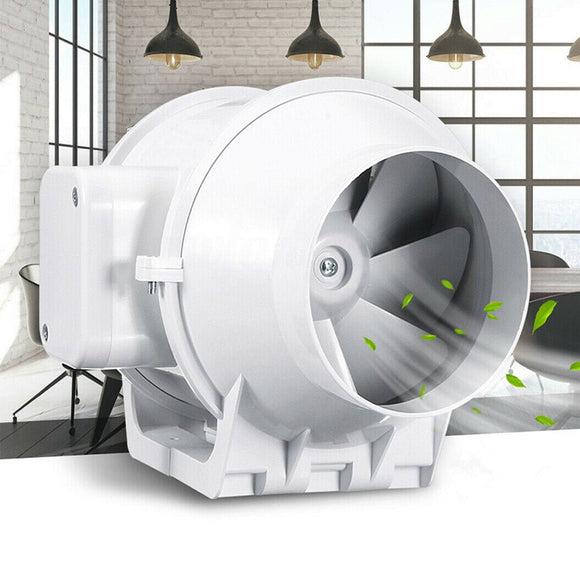 4'' Extractor Fan Duct Hydroponic Inline Exhaust Vent Industrial - RnR Galore