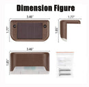 4 Pack SolarPower Deck Lights Outdoor Step Lights Waterproof LED lights - RnR Galore