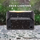 4 Pack SolarPower Deck Lights Outdoor Step Lights Waterproof LED lights - RnR Galore