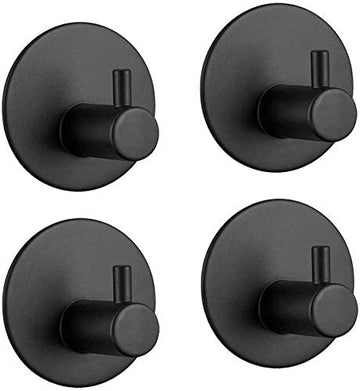 4 Pack Stainless Steel self - Adhesive Wall Hook for Bathroom and Kitchen - RnR Galore