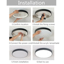 40CM LED Ceiling Light Modern Surface Mount Flush Panel Downlight Ultra - thin - RnR Galore