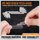 40Pc Tap And Die Set Imperial SAE Screw Screwdriver Thread Drill W/t Pitch Gauge - RnR Galore
