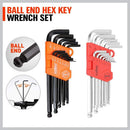 48 - Piece Ratchet Wrench Set with Rolling Pouch - Metric SAE Allen Key & Hex Key Spanner Kit - RnR Galore