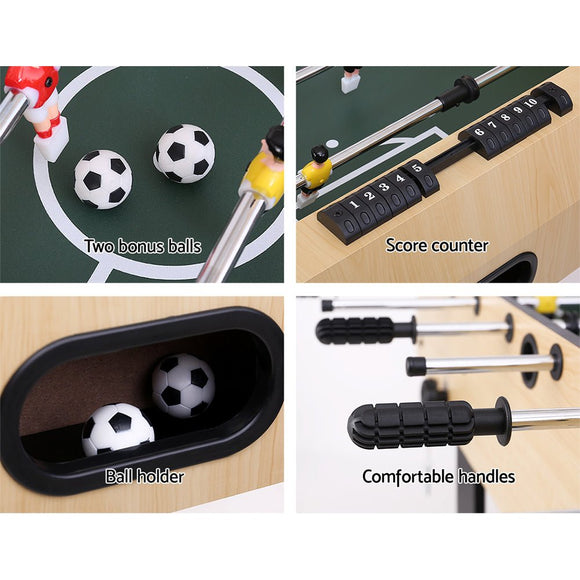 4FT Soccer Table Foosball Football Game Home Family Party Gift Playroom Foldable - RnR Galore