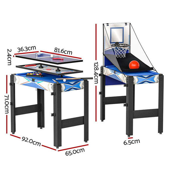 5 - In - 1 Game Table Pool Table Tennis Air Hockey Basketball Arcade Gift - RnR Galore