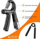 5 Pack Adjustable Resistance Hand Gripper Exerciser Workout Kit - RnR Galore