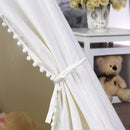 5 Poles Giant Kids Teepee Tent (Natural Canvas) - RnR Galore