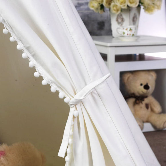 5 Poles Giant Kids Teepee Tent (Natural Canvas) - RnR Galore