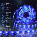 5050 RGB LED Strip Lights Waterproof SMD 300 IP65 5m 12V 44key IR Controller - RnR Galore