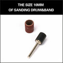 51Pc Sanding Bands Drum Sleeve Set 120 Grits Mandrel Dremel Rotary Kit 3mm Shank - RnR Galore
