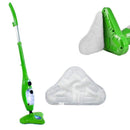 5PCS Stick On White Washable Cleaning Pads Microfiber For X5 Steam Mop H20 H2O - RnR Galore