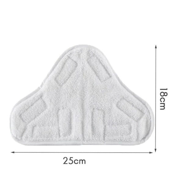 5PCS Stick On White Washable Cleaning Pads Microfiber For X5 Steam Mop H20 H2O - RnR Galore