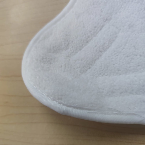 5PCS Stick On White Washable Cleaning Pads Microfiber For X5 Steam Mop H20 H2O - RnR Galore