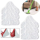 5PCS Stick On White Washable Cleaning Pads Microfiber For X5 Steam Mop H20 H2O - RnR Galore