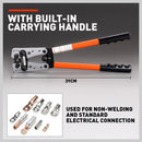 6 - 50 mm2 Wire Crimper Cable Crimp Electric Tube Crimping Hand Tool Battery Lug - RnR Galore