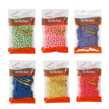 6x100g Hard Wax Beans Remover With 20 Wooden Sticks - RnR Galore