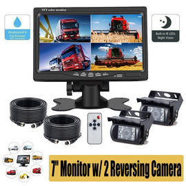 7'' Waterproof Monitor Reversing Kit For Truck Caravan - RnR Galore