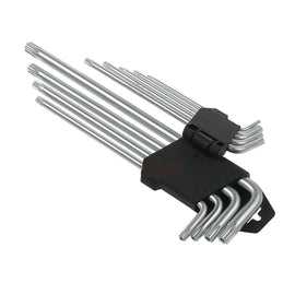 9 Pcs Torx Star Long Allen Key Set T10 T15 T20 T25 T27 T30 T40 T45 T50 - RnR Galore